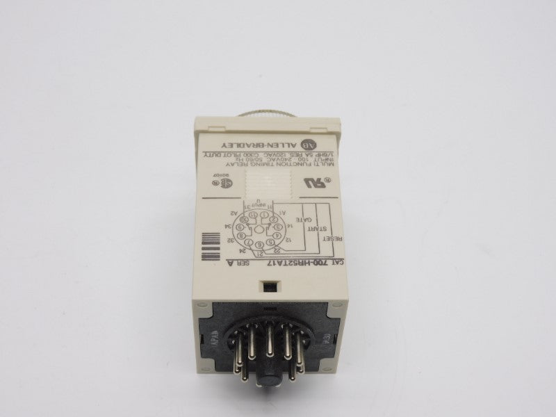 ALLEN BRADLEY 700-HR52TA17 SER. A 100-240VAC 5A 0.05S-100H (BK/YL) NSMP
