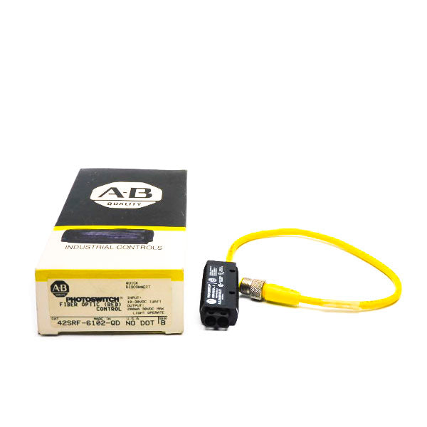ALLEN BRADLEY 42SRF-6102-QD SER. B 10-30VDC (BK/YL) NSMP