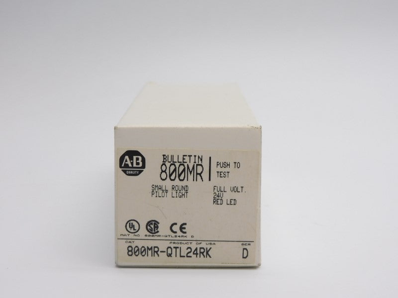 ALLEN BRADLEY 800MR-QTL24RK SER. D 24V (WH) NSMP