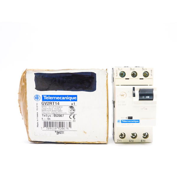 TELEMECANIQUE GV2RT14 690V 6-10A (AS PICTURED) NSMP