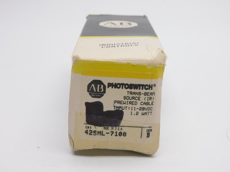ALLEN BRADLEY 42SML-7100 SER. B 11-28VDC (BK/YL) NSMP