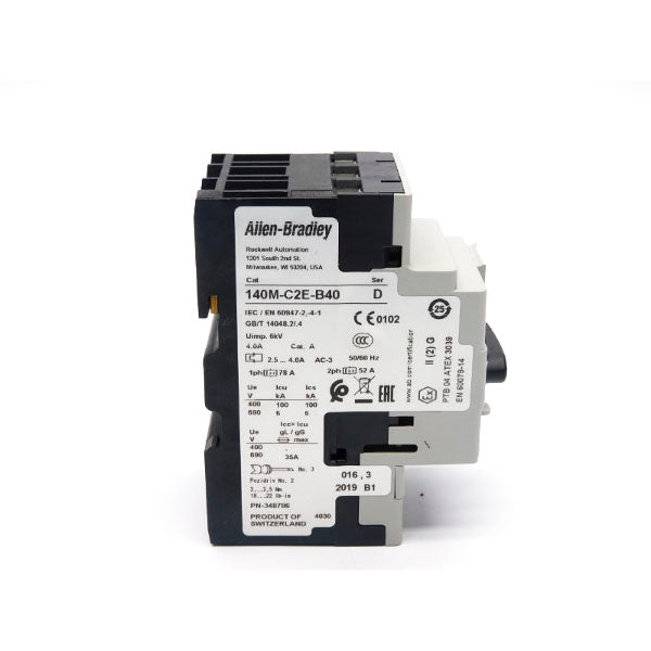 ALLEN BRADLEY 140M-C2E-B40 SER. D 690V 2.5-4.0A NSNP
