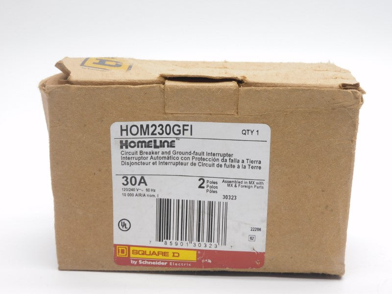 SQUARE D HOM230GFI 120/240V 30A NSMP