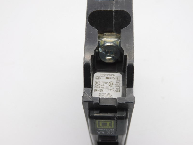 SQUARE D QOB115VH 120/240V 15A NSNP
