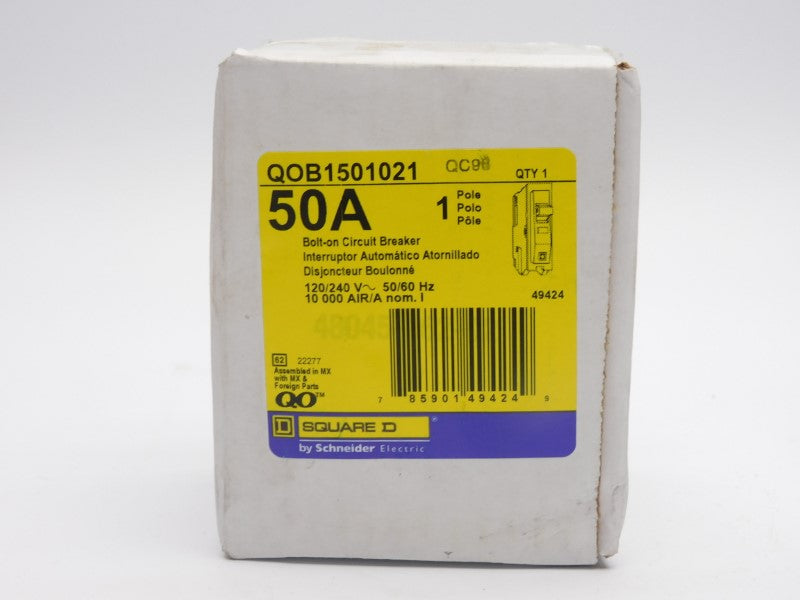 SQUARE D QOB1501021 120/240V 50A NSFS