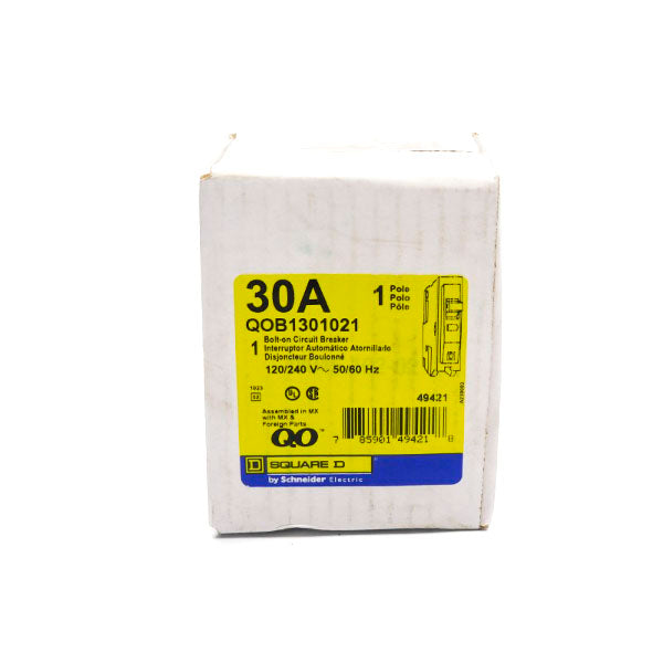 SQUARE D QOB1301021 120/240V 30A NSFS
