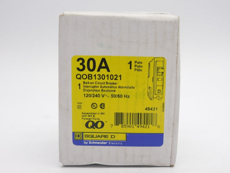 SQUARE D QOB1301021 120/240V 30A NSFS
