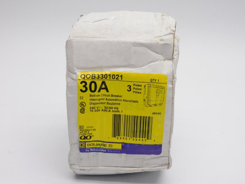 SQUARE D QOB3301021 240V 30A NSMP