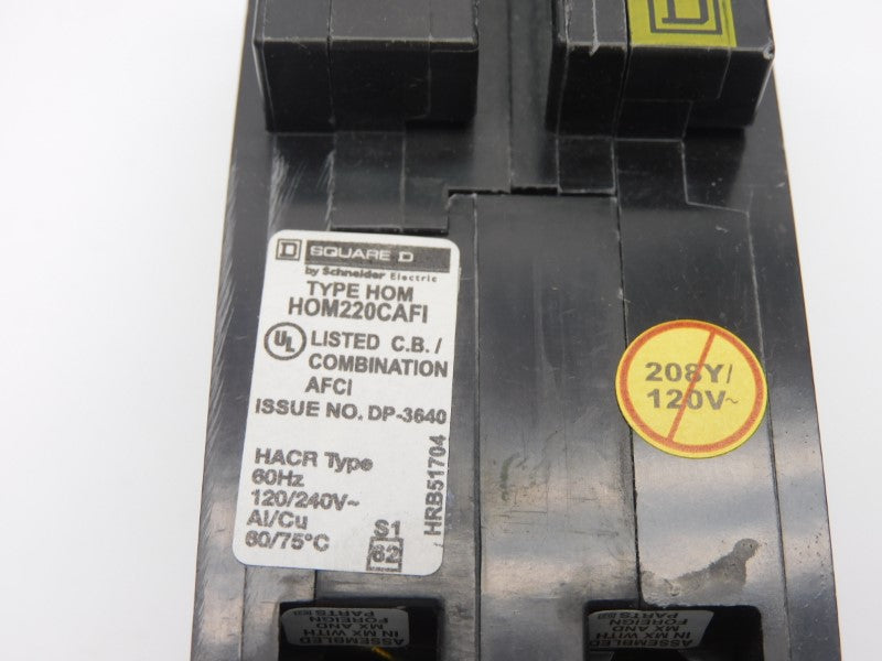 SQUARE D HOM220CAFI 120/240V 20A NSNP