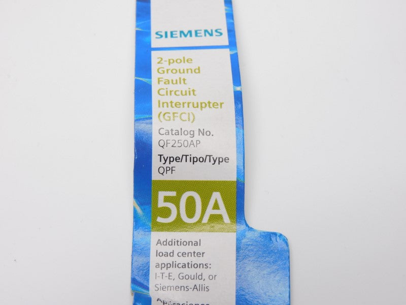 SIEMENS QF250AP 120/240V 50A NSNP