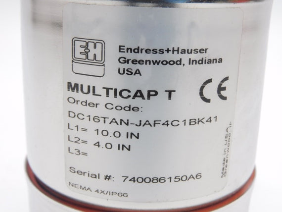 ENDRESS+HAUSER DC16TAN-JAF4C1BK41 10.0" NSNP