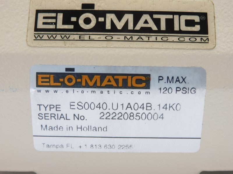 EL-O-MATIC ES0040.U1A04B.14K0 120PSI NSMP