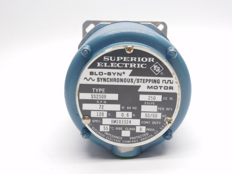 SUPERIOR ELECTRIC SS250B 120V 0.6A 72RPM NSNP