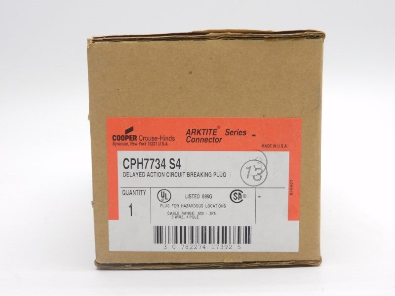 CROUSE-HINDS CPH7734S4 480VAC 30A NSMP