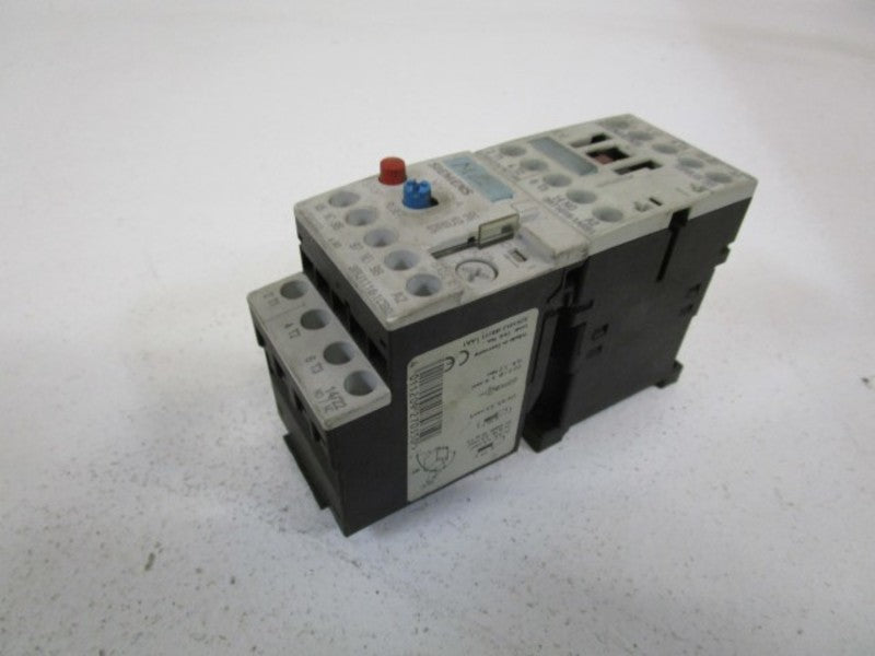 SIEMENS RELAY/CONTACTOR 3RU1116-1CB0 W/ 3RT1015-1AK61 UNMP