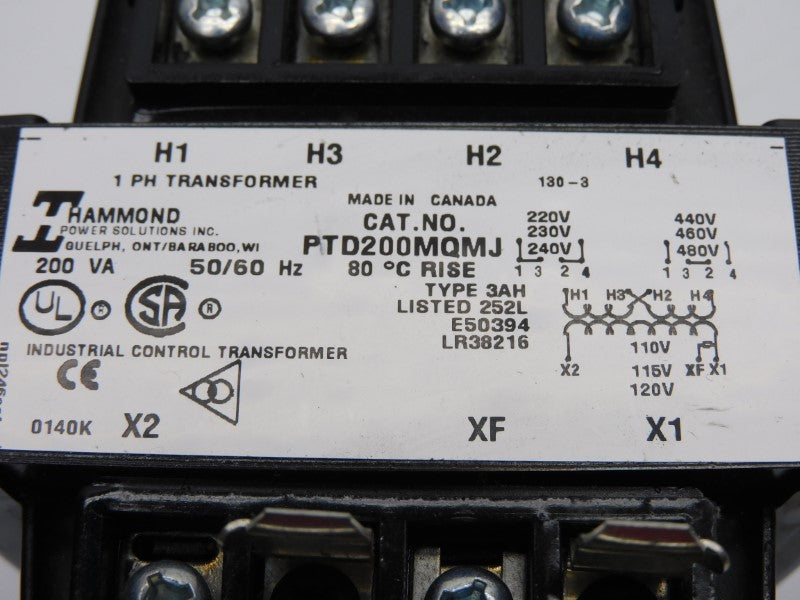 HAMMOND PTD200MQMJ 480V NSNP