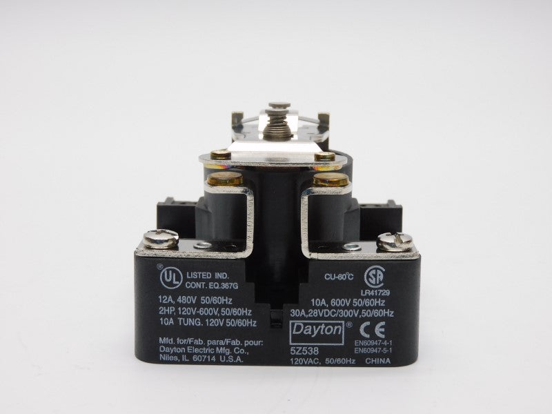 DAYTON 5Z538 120VAC 12A NSNP