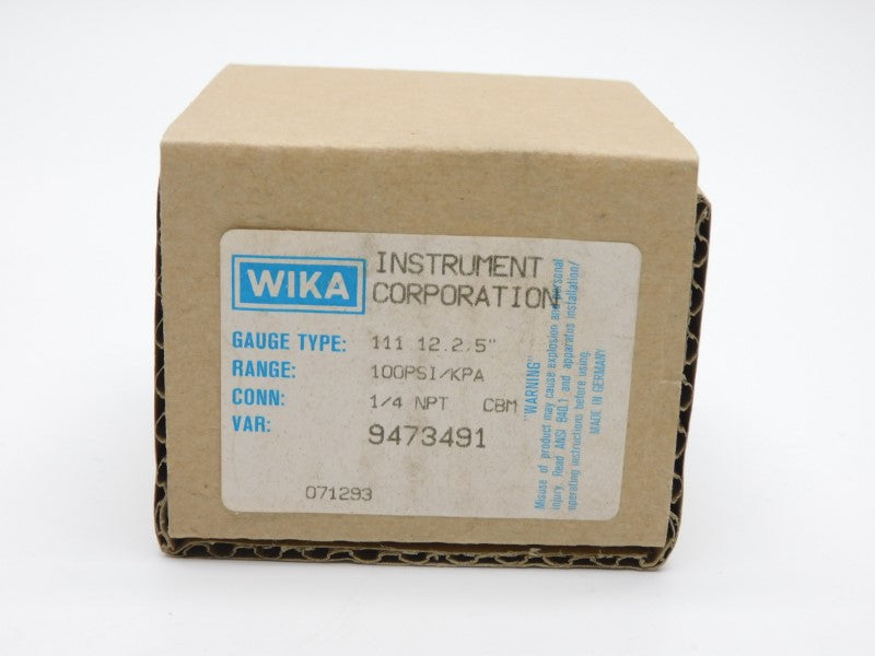 WIKA 9473491 100PSI NSMP