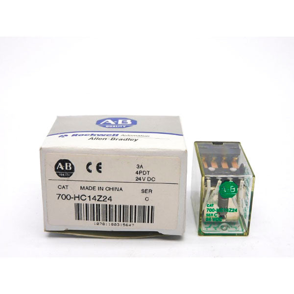 ALLEN BRADLEY 700-HC14Z24 SER. C 24VDC 3A (GY/BL) NSMP