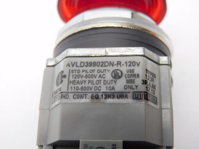 IDEC ALVD39902DN-R-120V 110-600VDC 10A NSMP
