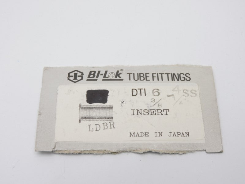BI-LOK DTI6-4SS 3/8-1/4" NSNP