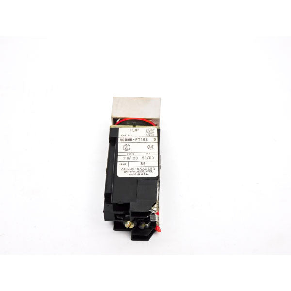 ALLEN BRADLEY 800MR-PT16S SER. D 110/120V UNMP