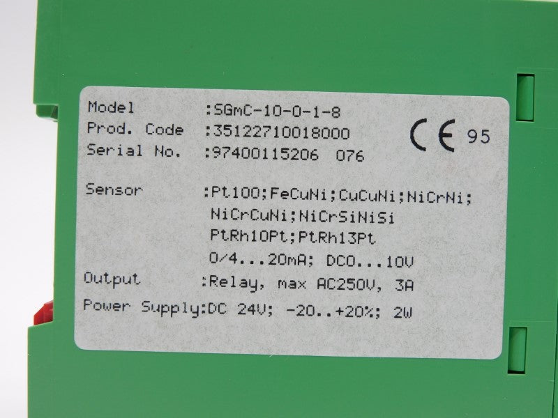 DREWS ELECTRONIC SGMC-10-0-1-8 24VDC 3A NSMP