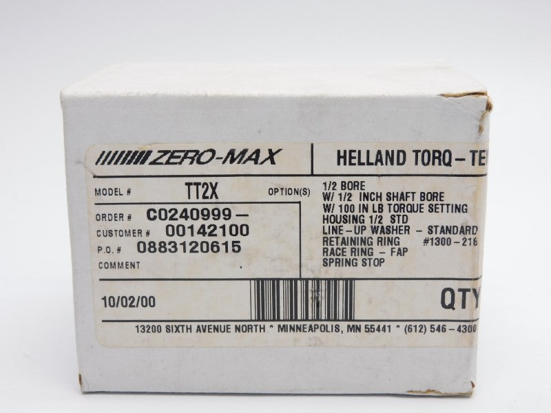 ZERO-MAX TT2X 1/2" NSMP