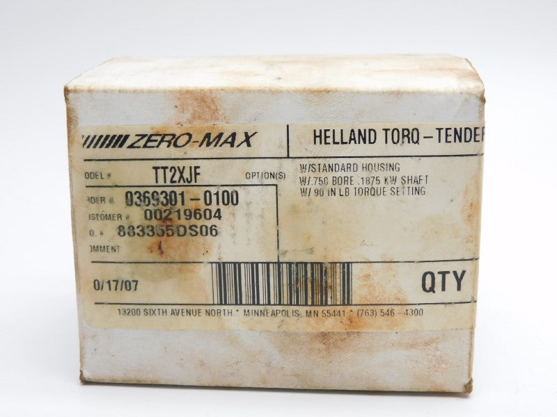 ZERO-MAX TT2XJF .750" NSMP