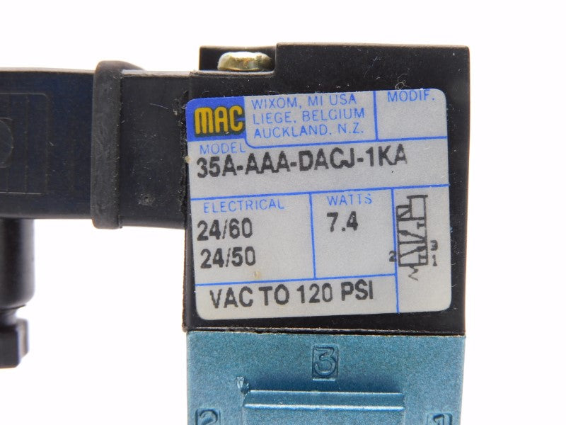 MAC 35A-AAA-DACJ-1KA 24V 120PSI NSNP