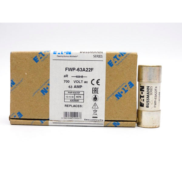 EATON BUSSMANN FWP-63A22F 700VAC 63A (PKG OF 10) NSMP
