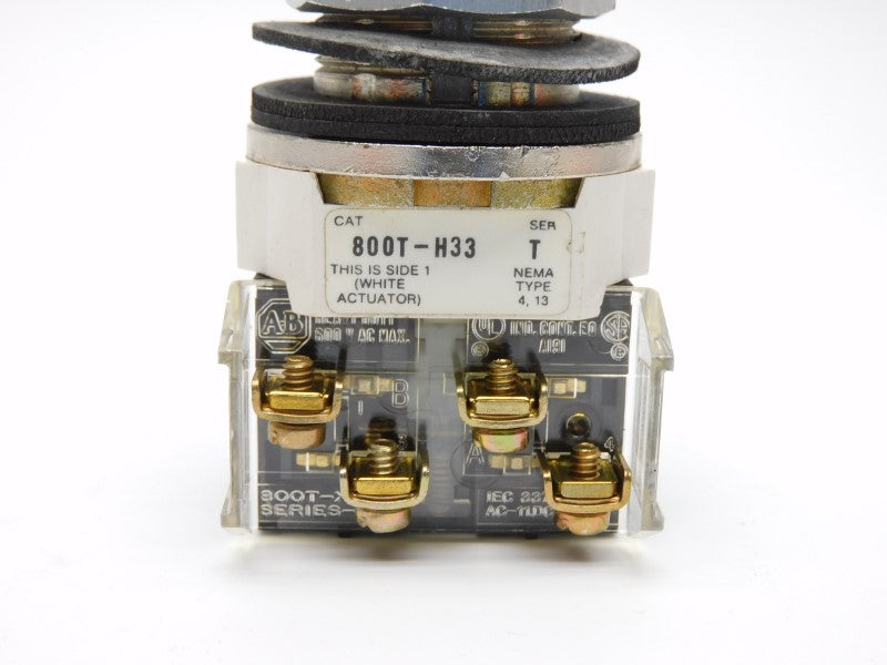 ALLEN BRADLEY 800T-H3303A SER. T (NO KEY) UNMP