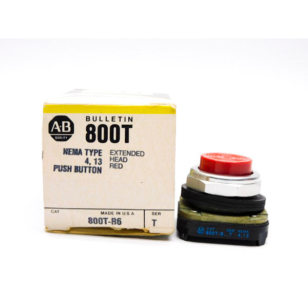 ALLEN BRADLEY 800T-B6 SER. T (BK/YL) NSMP