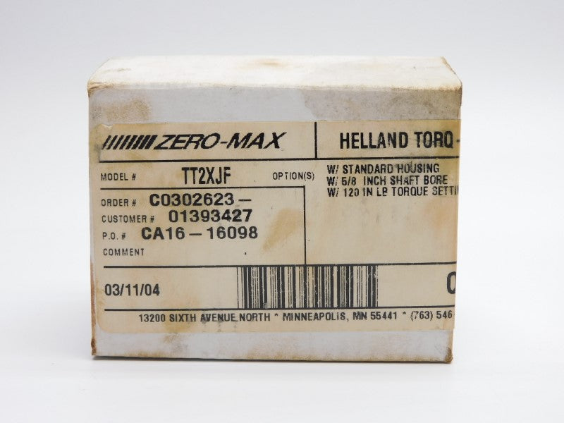 ZERO-MAX TT2XJF 5/8" NSMP