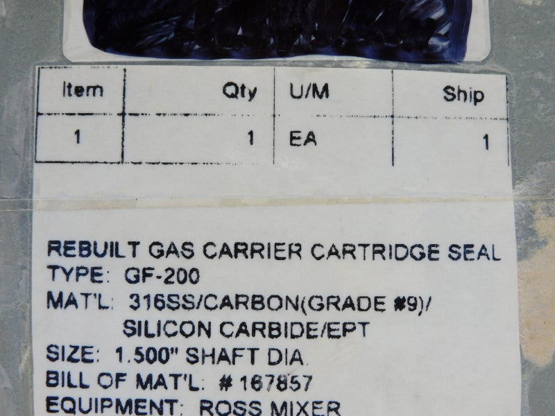 DURAMETALLIC 167857 GF-200 1.500" (AS PICTURED) NSMP