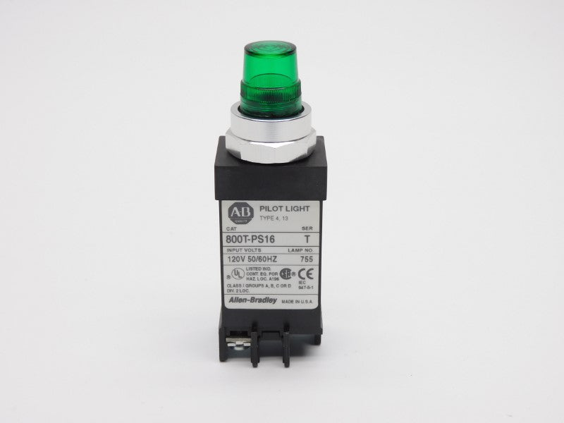 ALLEN BRADLEY 800T-PS16G SER. T 120V (NO BULB) (WH) NSMP