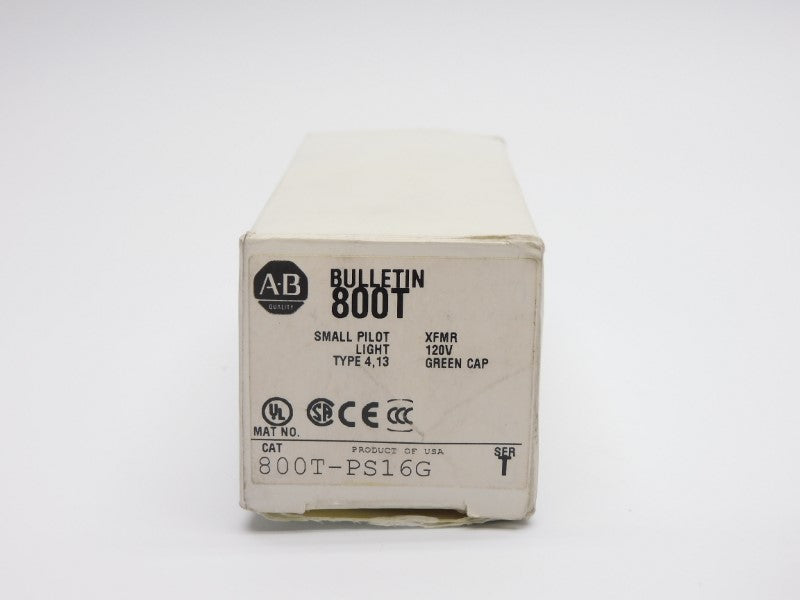 ALLEN BRADLEY 800T-PS16G SER. T 120V (NO BULB) (WH) NSMP