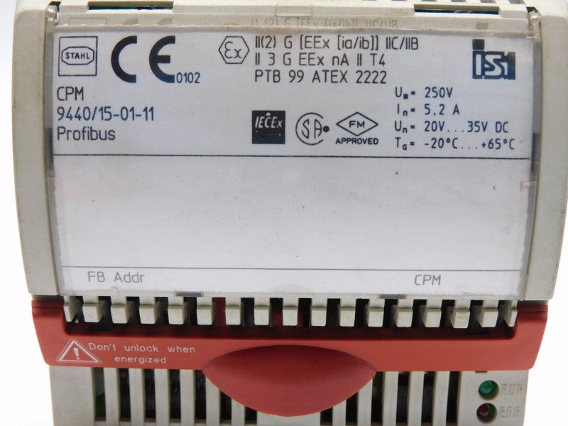 STAHL 9440/15-01-11 250V 5.2A UNMP