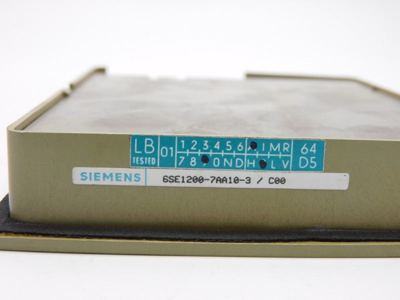 SIEMENS 6SE1200-7AA10-3/C00 UNMP