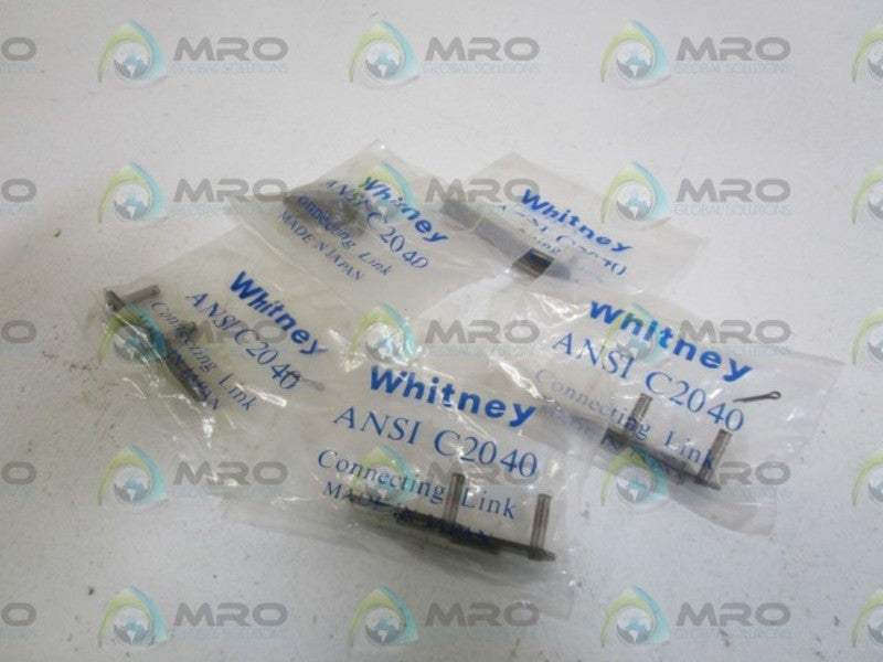WHITNEY CONNECTING LINK ANSI C2040 (LOT OF 5)  NSMP