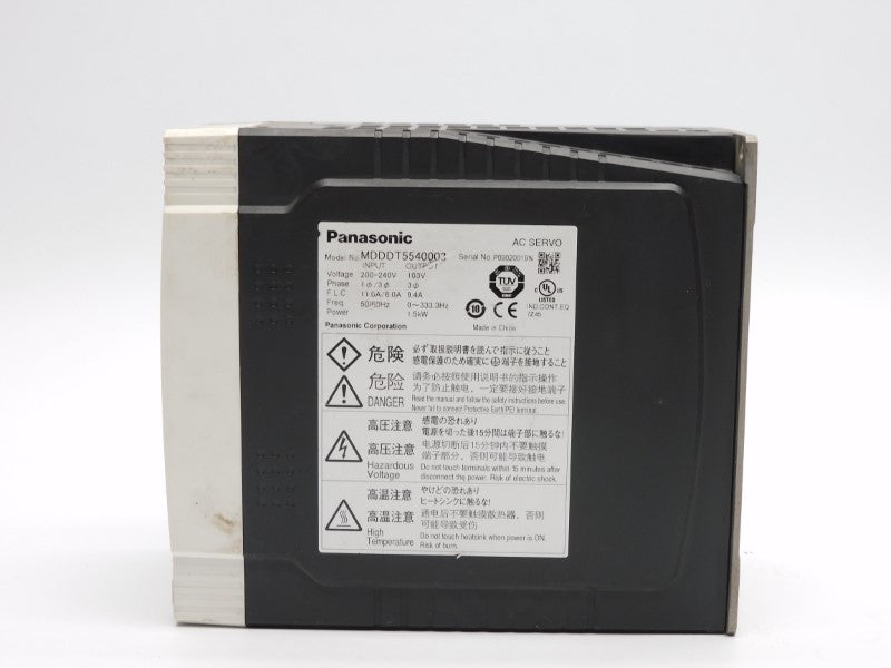 PANASONIC MDDDT5540003 200-240V 11.0A UNMP