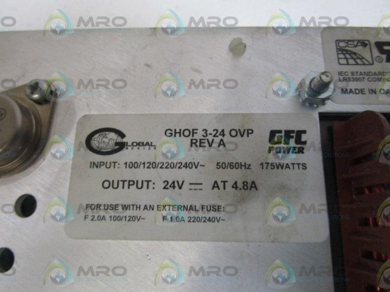 GLOBAL GHOF 3-24 OVP REV. A UNMP