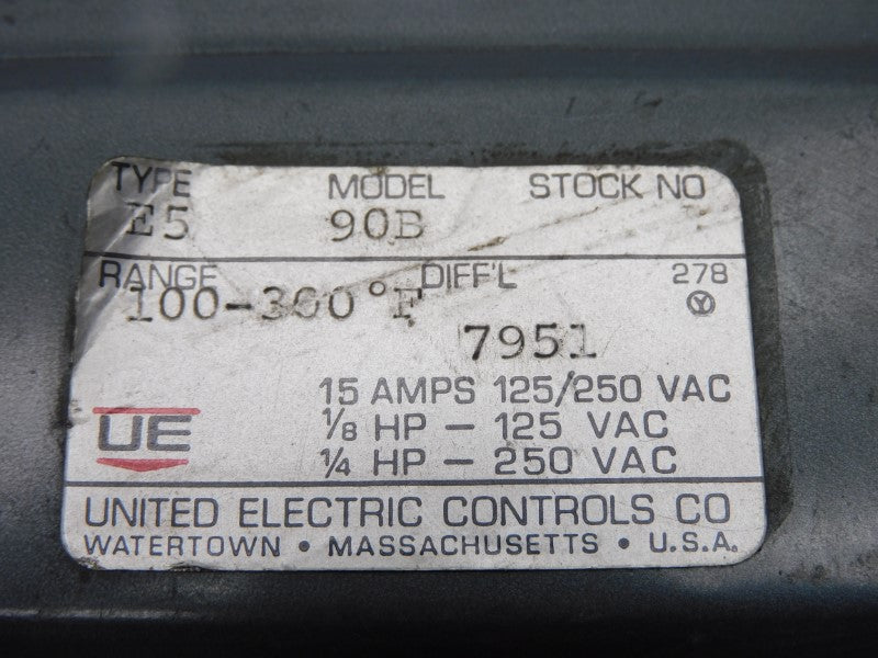 UNITED ELECTRIC E5-90B 250VAC 15A UNMP
