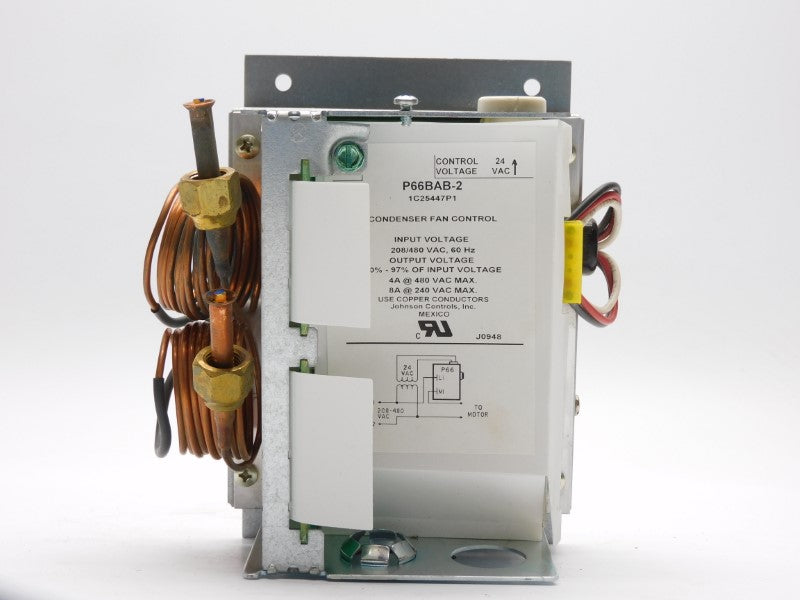 JOHNSON CONTROLS P66BAB-2 24VAC 8A NSNP