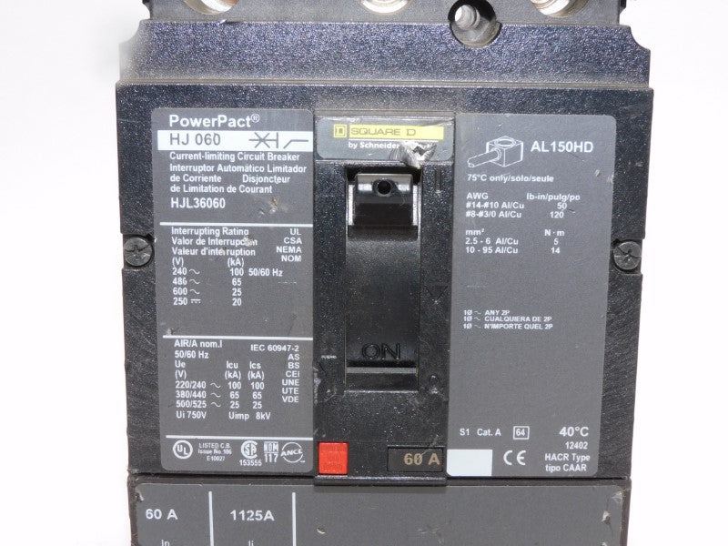 SQUARE D HJL36060 240V 60A UNMP