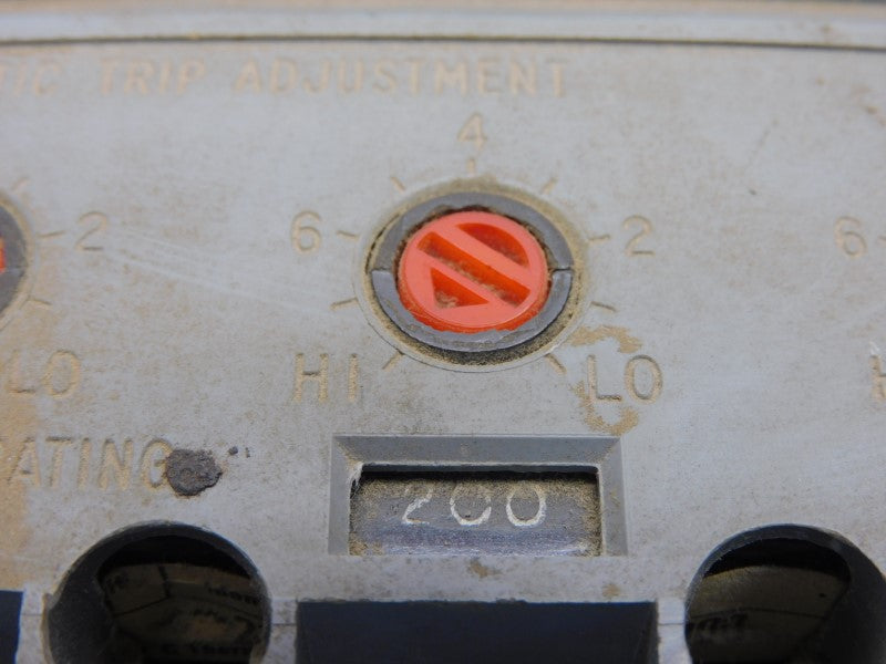 WESTINGHOUSE HKB3200 600VAC 200A (AS PICTURED) UNMP