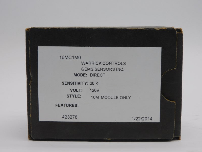 WARRICK CONTROLS 16MC1M0 120V 10A NSMP