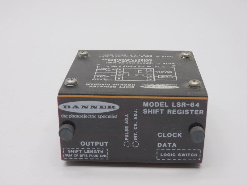 BANNER ENGINEERING LSR-64 10-30VDC UNMP