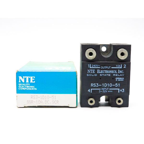 NTE ELECTRONICS RS3-1D10-51 3-32VDC 10A NSMP