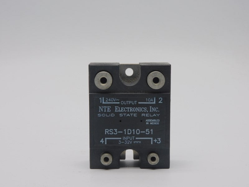 NTE ELECTRONICS RS3-1D10-51 3-32VDC 10A NSMP
